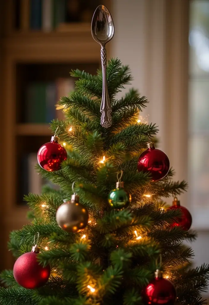 29 Handmade Holiday Spoon Decor Ideas To Try This Year 183 29 Handmade Holiday Spoon Decor Ideas To Try This Year - 27. Spoon Tree Toppers