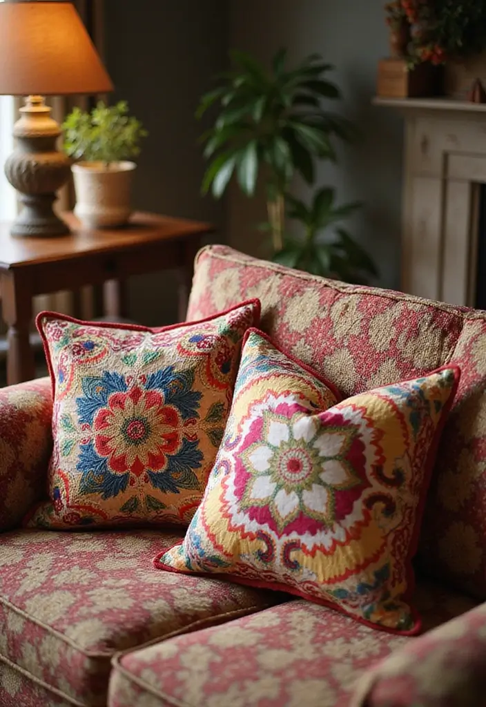 29 Handmade Home Decor Ideas That Show Your Creativity 56 29 Handmade Home Decor Ideas That Show Your Creativity - 22. Embroidered Pillow Covers