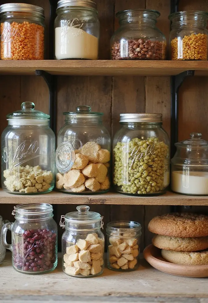 29 Handmade Home Decor Ideas That Show Your Creativity 58 29 Handmade Home Decor Ideas That Show Your Creativity - 24. Vintage Glass Jar Storage