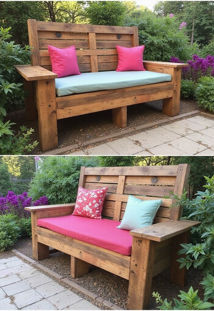 29 Handmade Home Decor Ideas That Show Your Creativity 9 29 Handmade Home Decor Ideas That Show Your Creativity - 3. Upcycled Wooden Pallet Bench