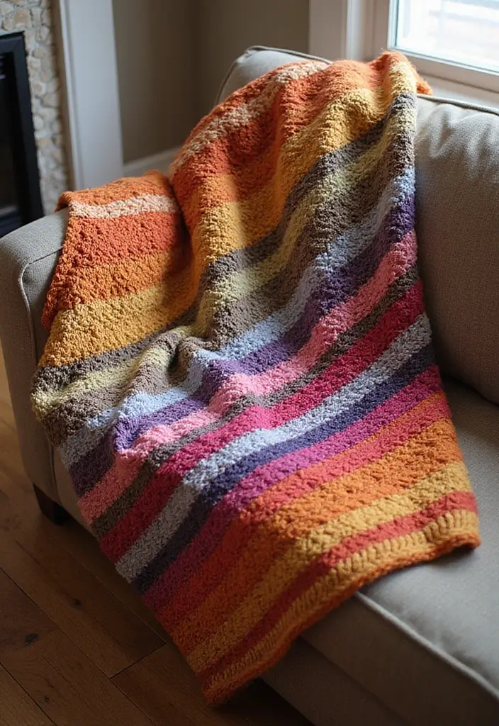 29 Handmade Home Decor Ideas That Show Your Creativity 28 29 Handmade Home Decor Ideas That Show Your Creativity - 8. Knit or Crocheted Throw Blankets