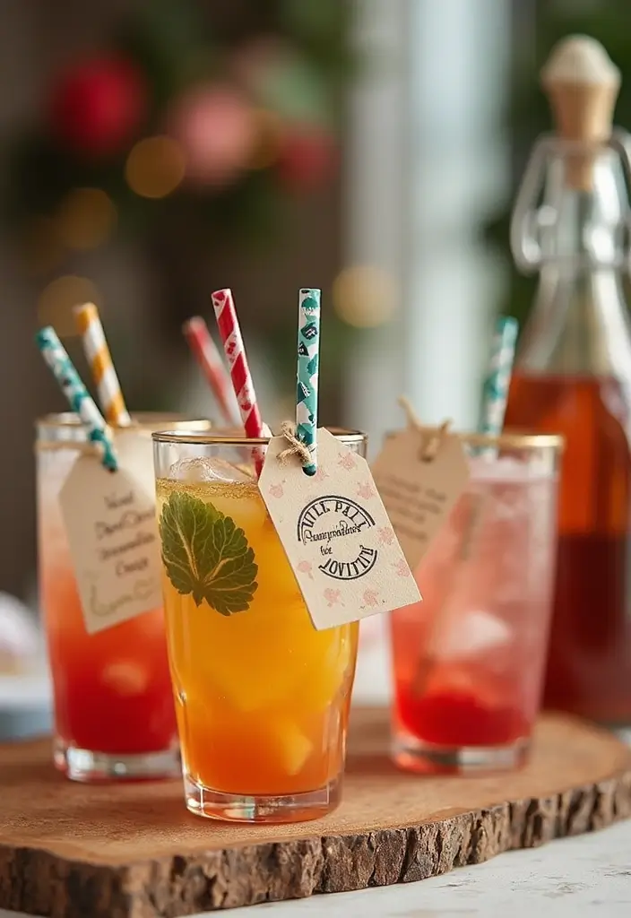 29 Handmade Party Decor Ideas For Memorable Gatherings 36 29 Handmade Party Decor Ideas For Memorable Gatherings - 14. Festive Drink Tags