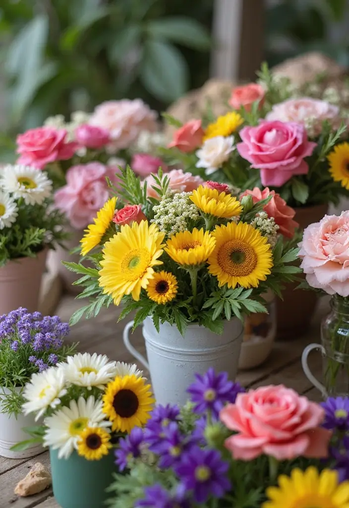29 Handmade Party Decor Ideas For Memorable Gatherings 52 29 Handmade Party Decor Ideas For Memorable Gatherings - 22. DIY Floral Arrangements