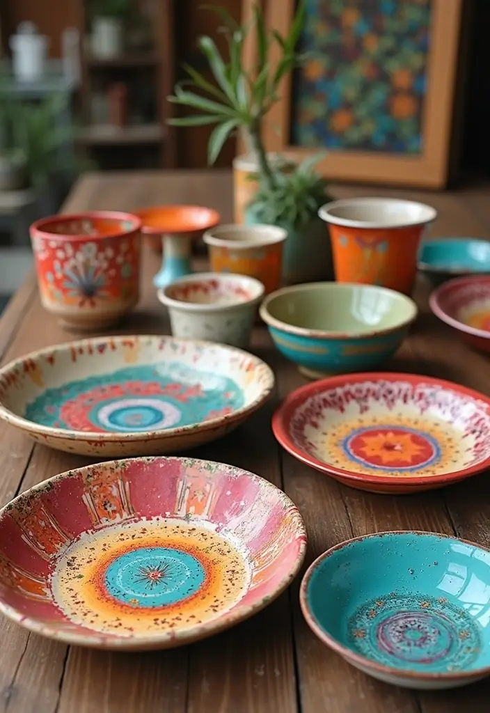 29 Handmade Party Decor Ideas For Memorable Gatherings 71 29 Handmade Party Decor Ideas For Memorable Gatherings - 27. Hand-painted Accent Pieces