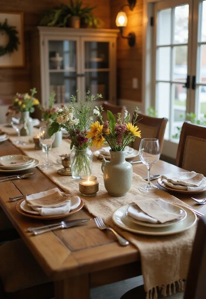 29 Handmade Party Decor Ideas For Memorable Gatherings 19 29 Handmade Party Decor Ideas For Memorable Gatherings - 7. Natural Table Runners