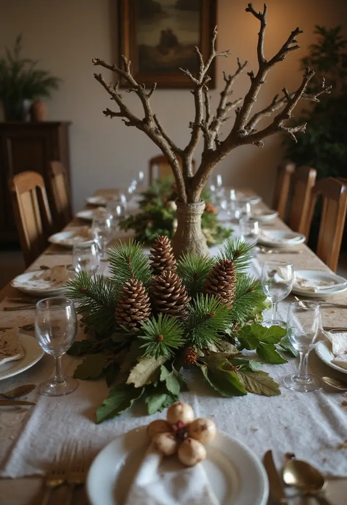 29 Handmade Party Decor Ideas For Memorable Gatherings 23 29 Handmade Party Decor Ideas For Memorable Gatherings - 9. Foraged Nature Decor