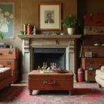 29 Handmade Vintage Suitcase Decor Ideas For Nostalgic Homes