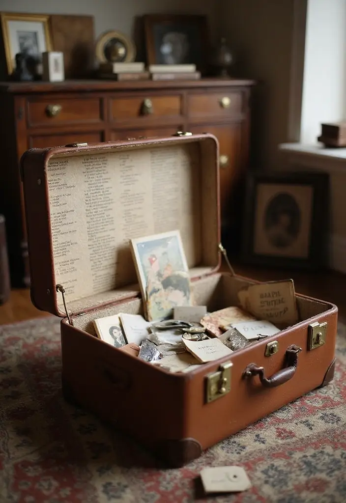 29 Handmade Vintage Suitcase Decor Ideas For Nostalgic Homes 69 29 Handmade Vintage Suitcase Decor Ideas For Nostalgic Homes - 21. Suitcase Keepsake Box