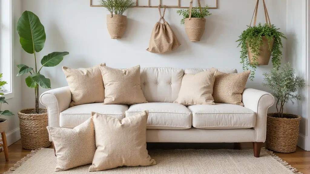 30+ Handmade Burlap Bag Decor Ideas For Rustic Homes
