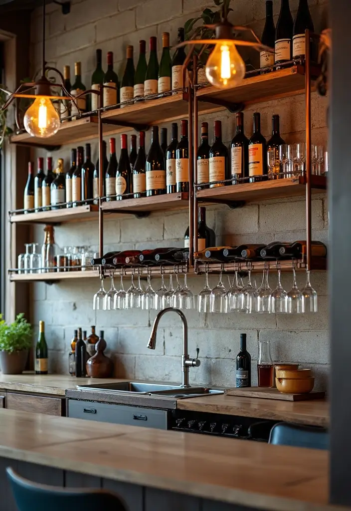 30+ Handmade Copper Wire Decor Ideas With Industrial Charm 27 30+ Handmade Copper Wire Decor Ideas With Industrial Charm - 11. Copper Wire Wine Racks