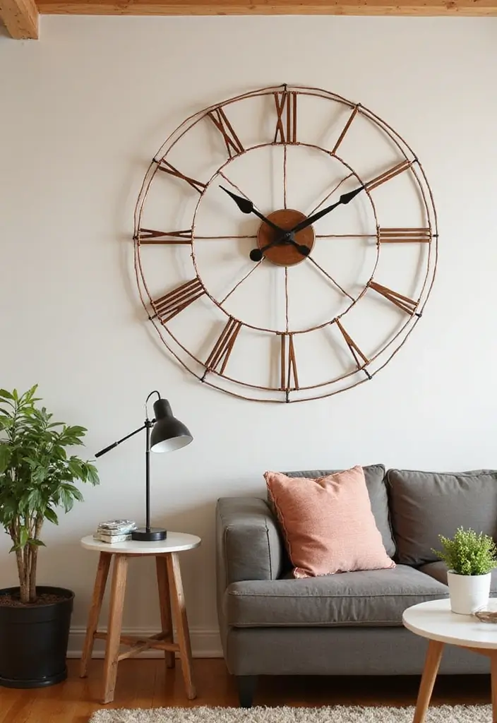 30+ Handmade Copper Wire Decor Ideas With Industrial Charm 36 30+ Handmade Copper Wire Decor Ideas With Industrial Charm - 18. Copper Wire Clock