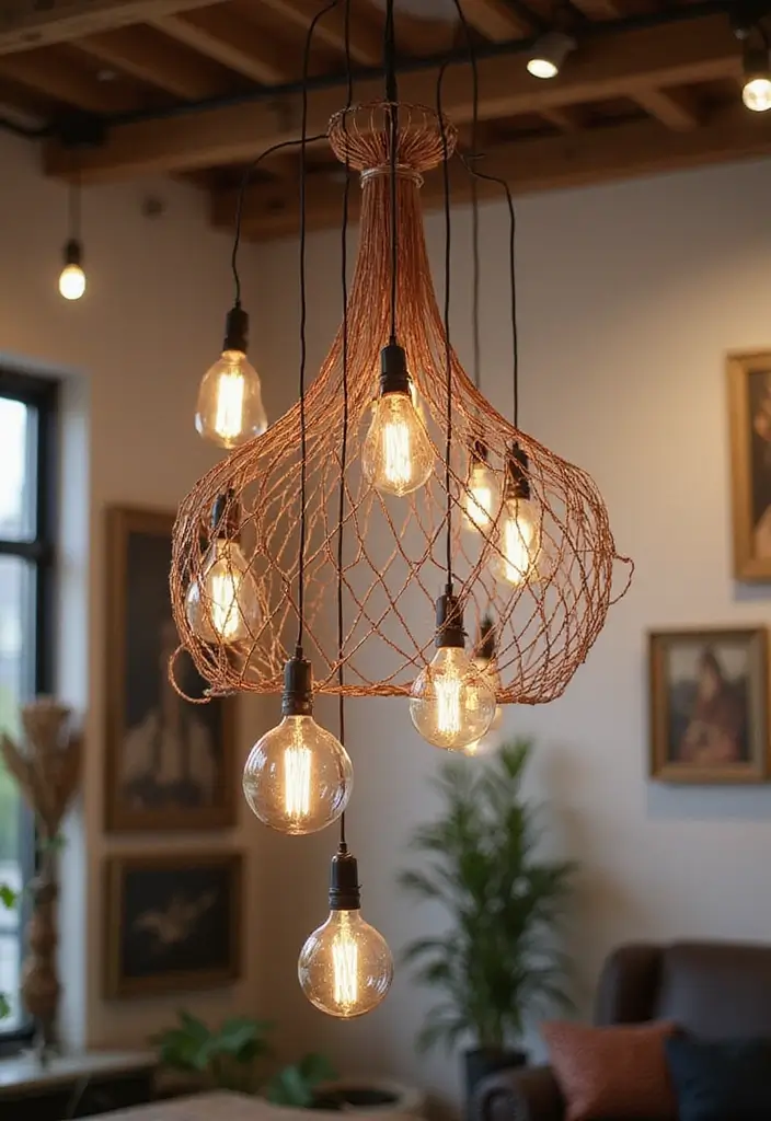 30+ Handmade Copper Wire Decor Ideas With Industrial Charm 39 30+ Handmade Copper Wire Decor Ideas With Industrial Charm - 19. Copper Wire Mobile