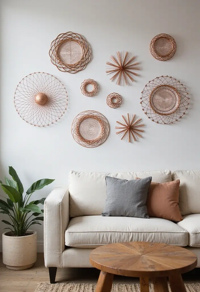 30+ Handmade Copper Wire Decor Ideas With Industrial Charm 9 30+ Handmade Copper Wire Decor Ideas With Industrial Charm - 3. Copper Wire Wall Art