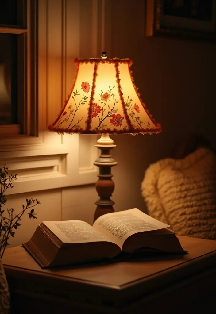 30+ Handmade Floral Decor Ideas For Romantic Homes 52 30+ Handmade Floral Decor Ideas For Romantic Homes - 16. Floral DIY Lampshades