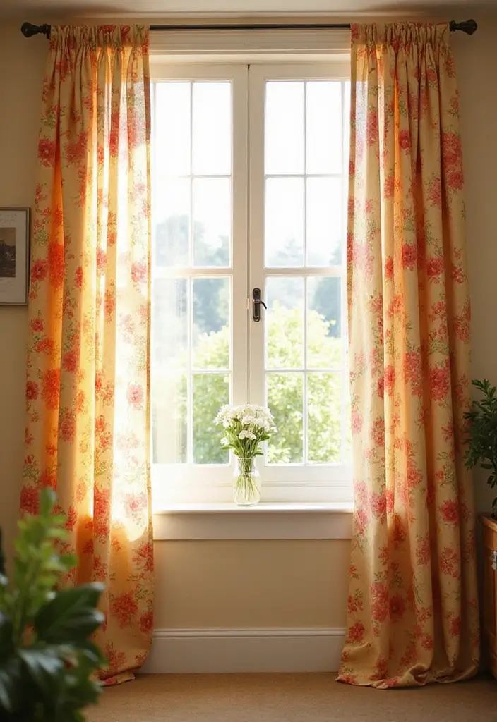 30+ Handmade Floral Decor Ideas For Romantic Homes 53 30+ Handmade Floral Decor Ideas For Romantic Homes - 17. Floral Window Treatments