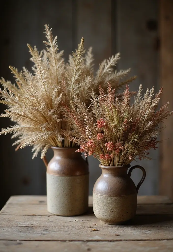 30+ Handmade Floral Decor Ideas For Romantic Homes 2 30+ Handmade Floral Decor Ideas For Romantic Homes - 2. Dried Flower Bouquets