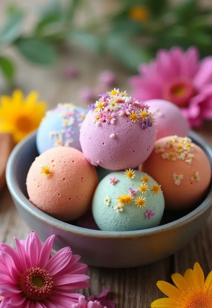30+ Handmade Floral Decor Ideas For Romantic Homes 95 30+ Handmade Floral Decor Ideas For Romantic Homes - 29. Floral Bath Bombs