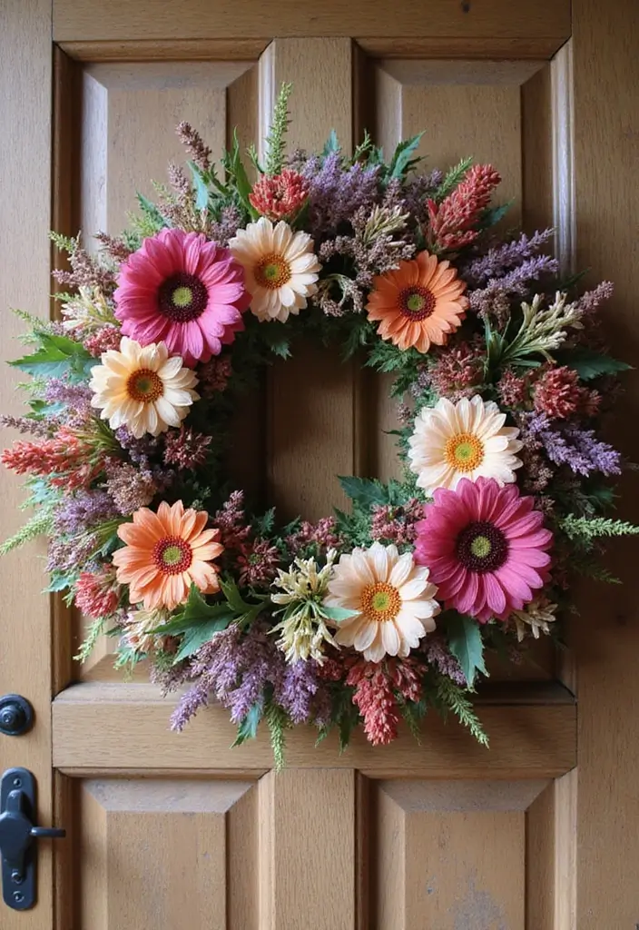 30+ Handmade Floral Decor Ideas For Romantic Homes 18 30+ Handmade Floral Decor Ideas For Romantic Homes - 6. DIY Floral Wreaths