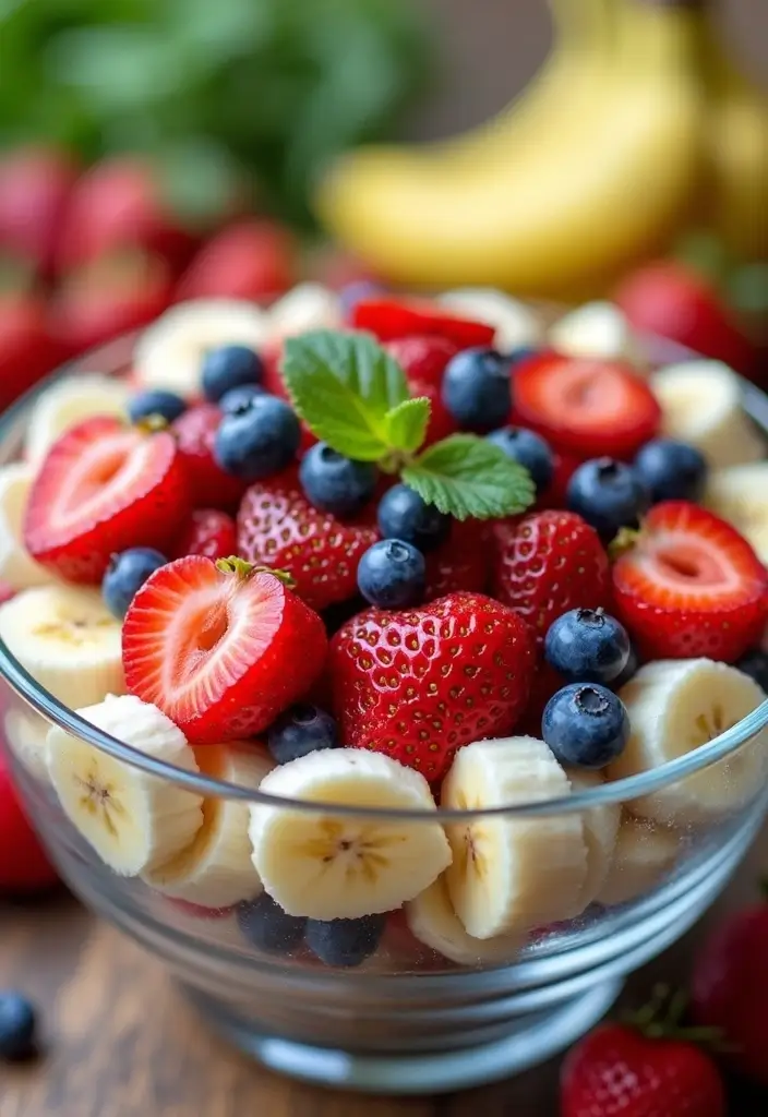 30+ Handmade Patriotic Home Decor Ideas For Festive Seasons 35 30+ Handmade Patriotic Home Decor Ideas For Festive Seasons - 13. Red, White, and Blue Fruit Salad