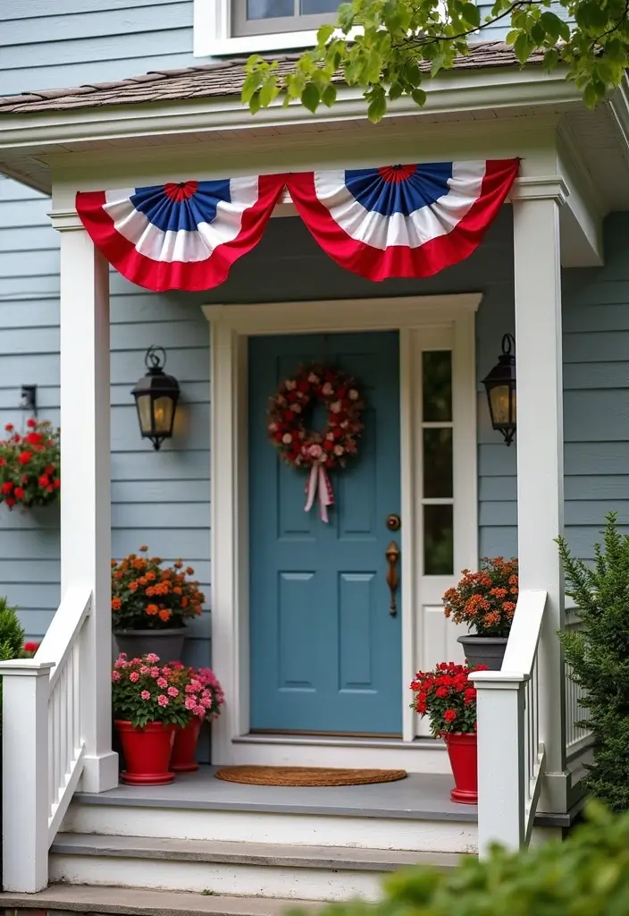 30+ Handmade Patriotic Home Decor Ideas For Festive Seasons 29 30+ Handmade Patriotic Home Decor Ideas For Festive Seasons - 9. DIY Patriotic Bunting
