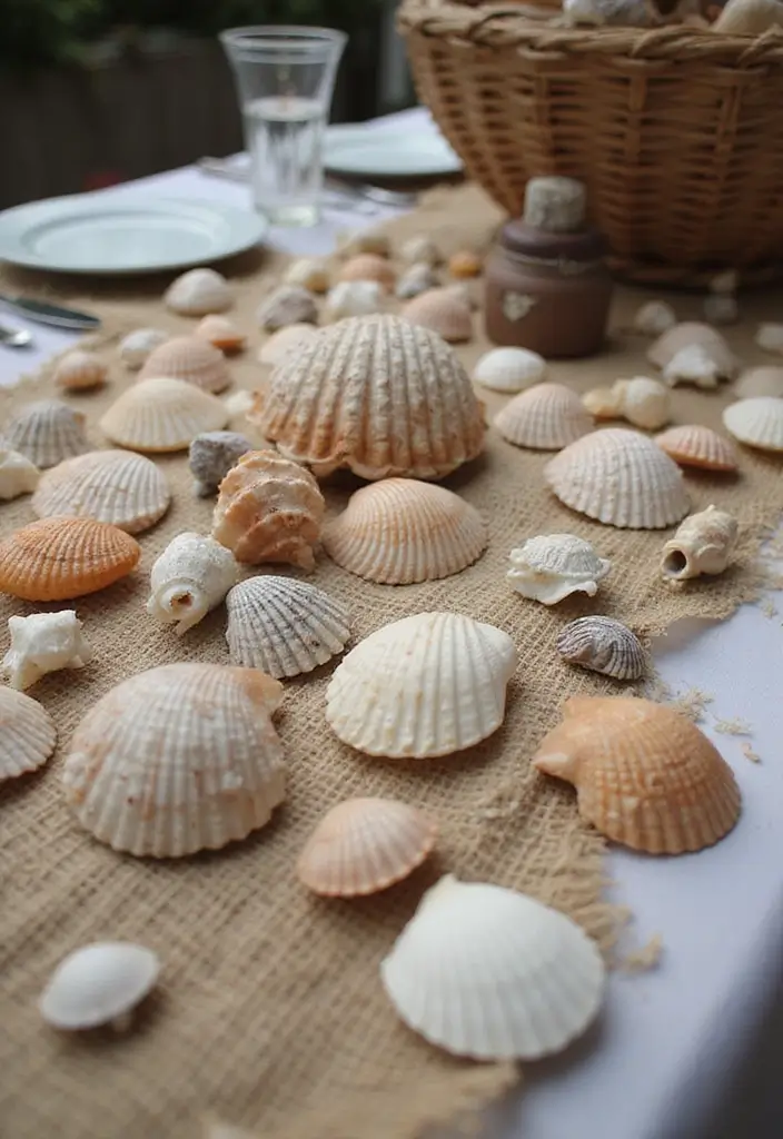 30+ Handmade Pirate Decor Ideas for Themed Events 30 30+ Handmade Pirate Decor Ideas for Themed Events - 10. Seashell Decor