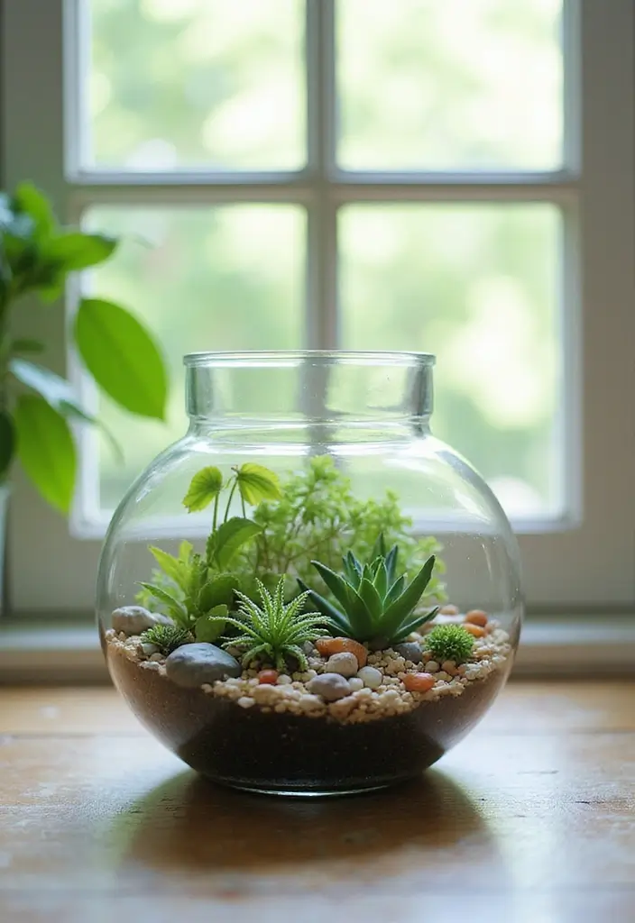 30+ Handmade Room Decor Ideas To Personalize Your Space 34 30+ Handmade Room Decor Ideas To Personalize Your Space - 12. Decorative Glass Terrariums