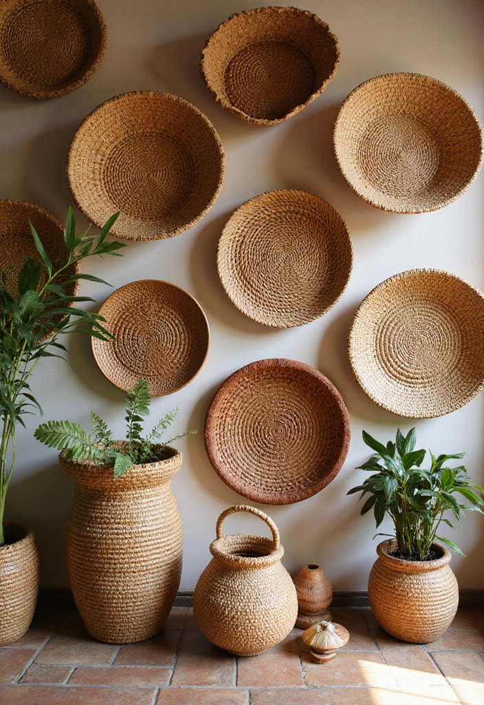 30+ Handmade Room Decor Ideas To Personalize Your Space 50 30+ Handmade Room Decor Ideas To Personalize Your Space - 16. Basket Wall Decor