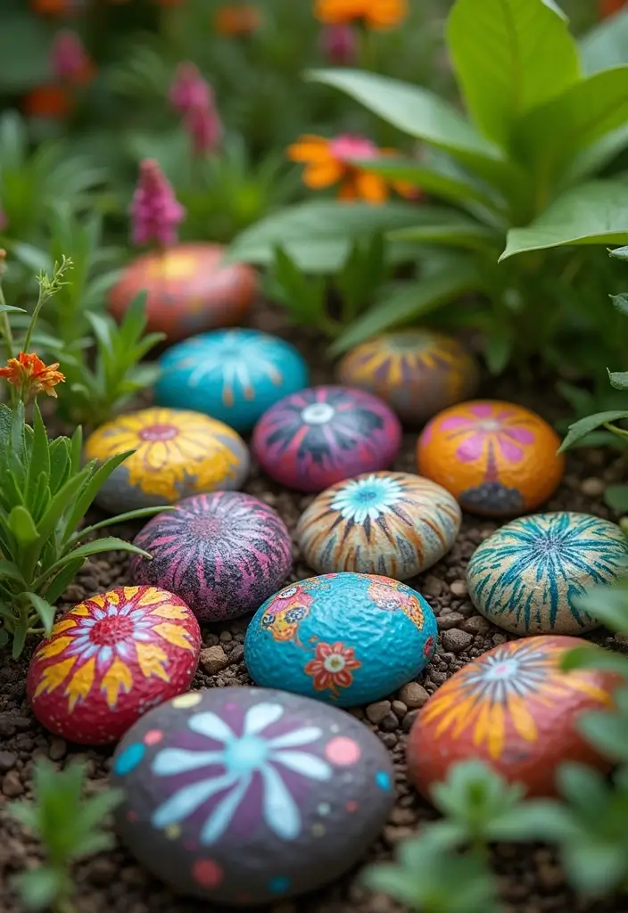 30+ Handmade Room Decor Ideas To Personalize Your Space 84 30+ Handmade Room Decor Ideas To Personalize Your Space - 28. Hand-painted Rocks for Garden Decor