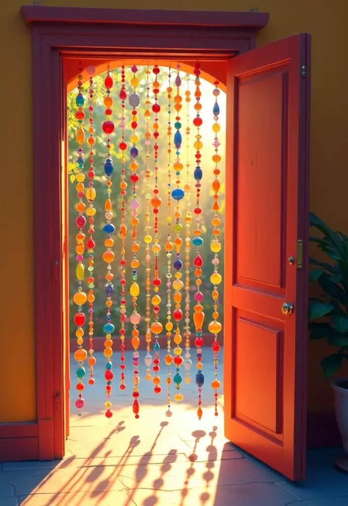 30+ Handmade Room Decor Ideas To Personalize Your Space 31 30+ Handmade Room Decor Ideas To Personalize Your Space - 9. Handcrafted Beaded Curtains