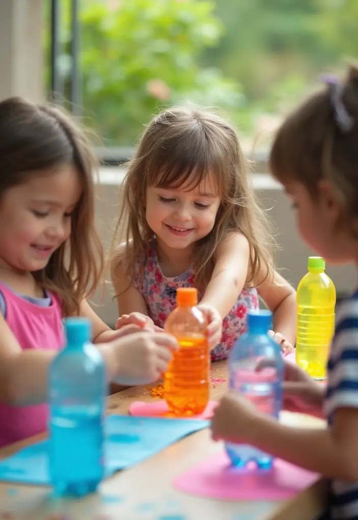 30+ Handmade Water Bottle Decor Ideas To Recycle Creatively 18 30+ Handmade Water Bottle Decor Ideas To Recycle Creatively - 12. Fun Kids’ Crafts