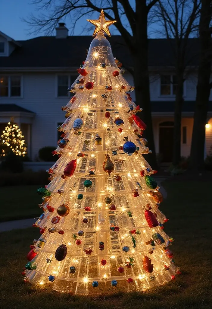 30+ Handmade Water Bottle Decor Ideas To Recycle Creatively 41 30+ Handmade Water Bottle Decor Ideas To Recycle Creatively - 25. Upcycled Christmas Trees